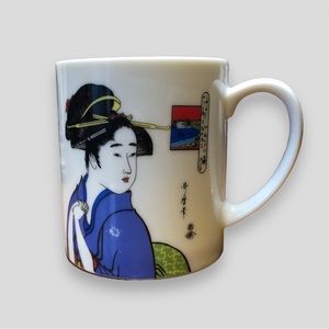 Japanese Geisha Girl Coffee Mug Cup
